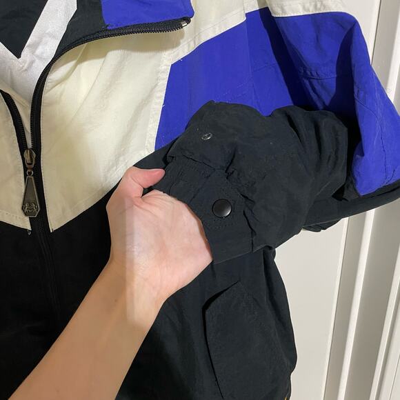 Vintage Tourney Gore-Tex Ladies Windbreaker Jacket Geometric Large - Picture 10 of 14